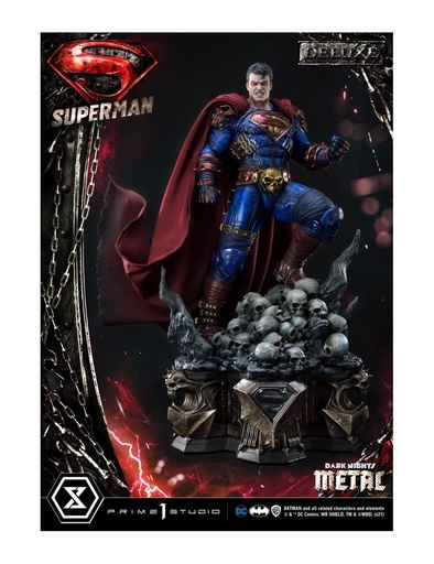 [AFVA0517] PRIME 1 DC Comics Statua 1/3 Superman DC Dark Night: Metal Series 88 cm Bonus Version