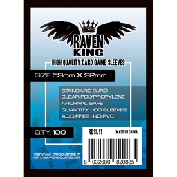 [399179] RAVEN KING Bustine Protettive 59x92mm