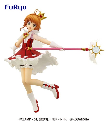 [AFVA0548] FURYU Sakura Rocket Beat Card Captor Sakura Clear Card 19 Cm Figure