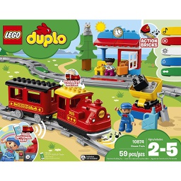 [402571] LEGO Treno A Vapore Duplo 10874
