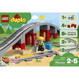 [402572] LEGO Ponte e Binari Ferroviari Duplo 10872