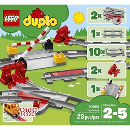 [402573] LEGO Binari Ferroviari Duplo 10882
