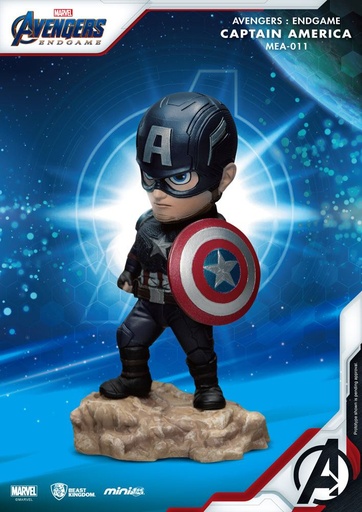 [AFVA0563] BEAST KINGDOM Captain America Avengers Endgame Mini Egg Attack 7 cm Figure