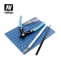 [406497] VALLEJO - Set Per Il Modellismo Plastic Modelling Tool Set