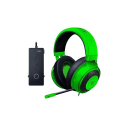 [406766] Razer Kraken Tournament Edition Cuffie da Gaming, Cablate con Controller Audio USB, Verde