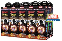 [406844] WIZKIDS - Marvel Heroclix Avengers, Black Panther And The Illuminati Booster Brick Espansione