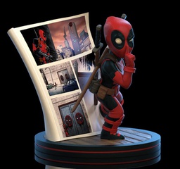 [407387] QUANTUM - Deadpool Marvel Comics Deadpool 4D Q-Fig Diorama 10 cm Figure