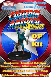 [410466] WIZKIDS Marvel Heroclix Captain America &amp; The Avengers Op Kit