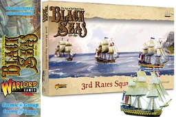 [410666] WARLORD GAMES Black Seas 3Rd Rates Squadron Espansione