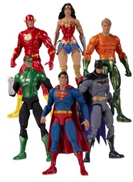 [414265] DC DIRECT Justice League DC Essentials Figure Six Pack 18 cm Action Figure