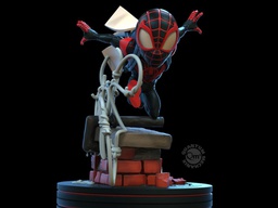 [414382] QUANTUM Spider Man Miles Morales Marvel Elite Diorama Q-Fig 10 cm Figure