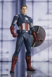 [414606] BANDAI Captain America Cap Vs. Cap Marvel Avengers Endgame SH Figuarts 15 cm Action Figure