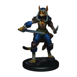 [415085] WIZKIDS Dungeons &amp; Dragons Icons Of The Realms Premium Figures Female Tabaxi Rogue