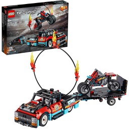[417640] Lego Technic Truck e Moto dello Stunt Show 42106