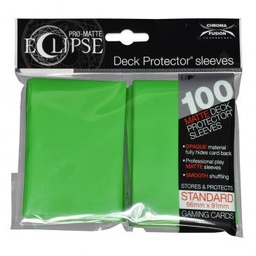[419869] UltraPRo - Pro Matte Eclipse standard Deck Proteggi carte standard (66 mm x 91 mm) 100 bustine Verde