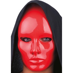 [421455] Carnival Toys - 87 - Maschera Viso Medio Rosso In Plastica