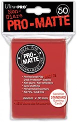 [421718] UltraPRO - PRO-MATTE Pacchetto 50 Bustine Rosso