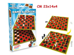 [425787] Teorema - Giochi In Scatola Serie Gioco Dama &amp; Sacchi Versione Travel