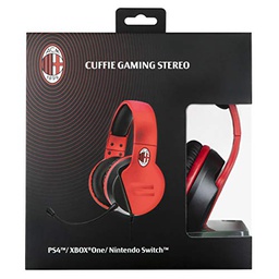 [428039] Qubick - CUFFIE GAMING STEREO  AC MILAN  (Ps4 XboxOne Pc Mac Mobile)