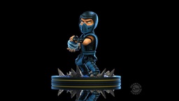 [429509] QUANTUM Sub-Zero Mortal Kombat Q-Fig 10 cm Figure