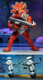 [429553] NECA Triceraton Infantryman &amp; Roadkill Rodney Ninja Turtles 2 Pack 18 cm Action Figure
