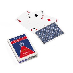 [430658] Dal Negro - Carte Da Gioco Poker Italia Blu