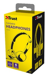 [433177] TRUST - Nano Foldable Headphones - yellow