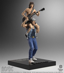 [434124] KNUCKLEBONZ AC/DC Rock Iconz Statue 1/9 Angus &amp; Brian 27 cm