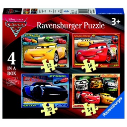 [435130] Ravensburger - 06894 - Puzzle 4 In A Box - Cars 3