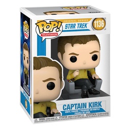 [435503] FUNKO POP Cap Kirk Seduto Star Trek The Original Series TV POP! Vinyl 9cm Figure 1136