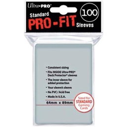 [435930] UltraPRO -Standard Pro-Fit Sleeves 100 Pcs - 64x89