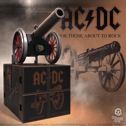 [436355] KNUCKLEBONZ AC/DC Rock Iconz Statue For Those About to Rock Cannon 20 cm