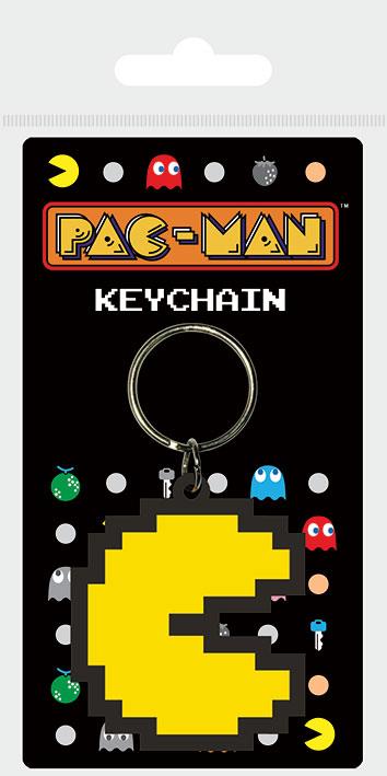 [436986] Pyramid - Pac-Man - Pixel Rubber Keychain