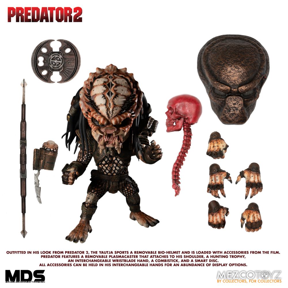 [437760] MEZCO Predator City hunter Predator 2 15 Cm Action Figure
