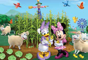 [438064] Lisciani - Disney - Casa Di Topolino (La) - Minnie E Paperina - Puzzle Double-Face Supermaxi 150 Pz