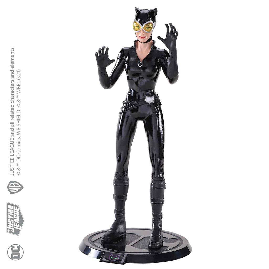 [438142] Noble Collection - Dc Comics - Bendyfigs Bendable Figura Catwoman 19 Cm 