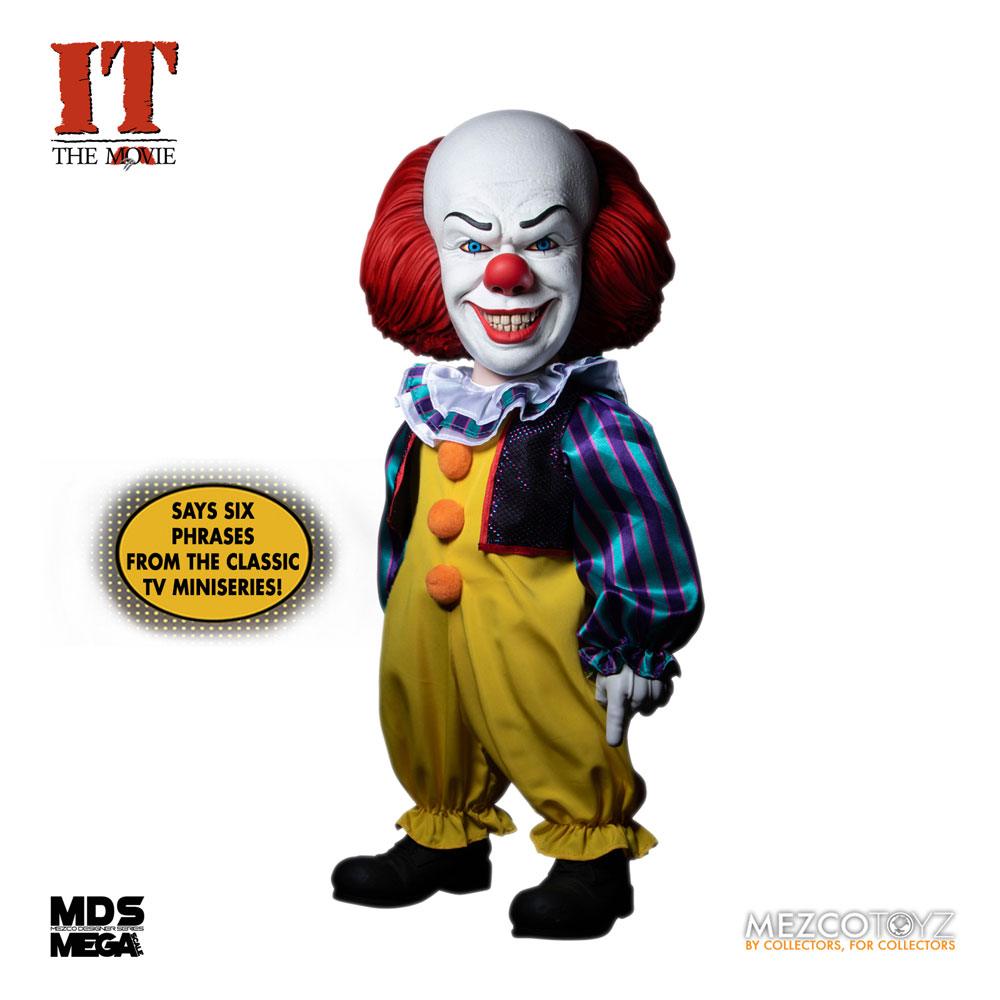 [438233] MEZCO Pennywise Stephen Kings IT 38 Cm Deluxe Action Figure