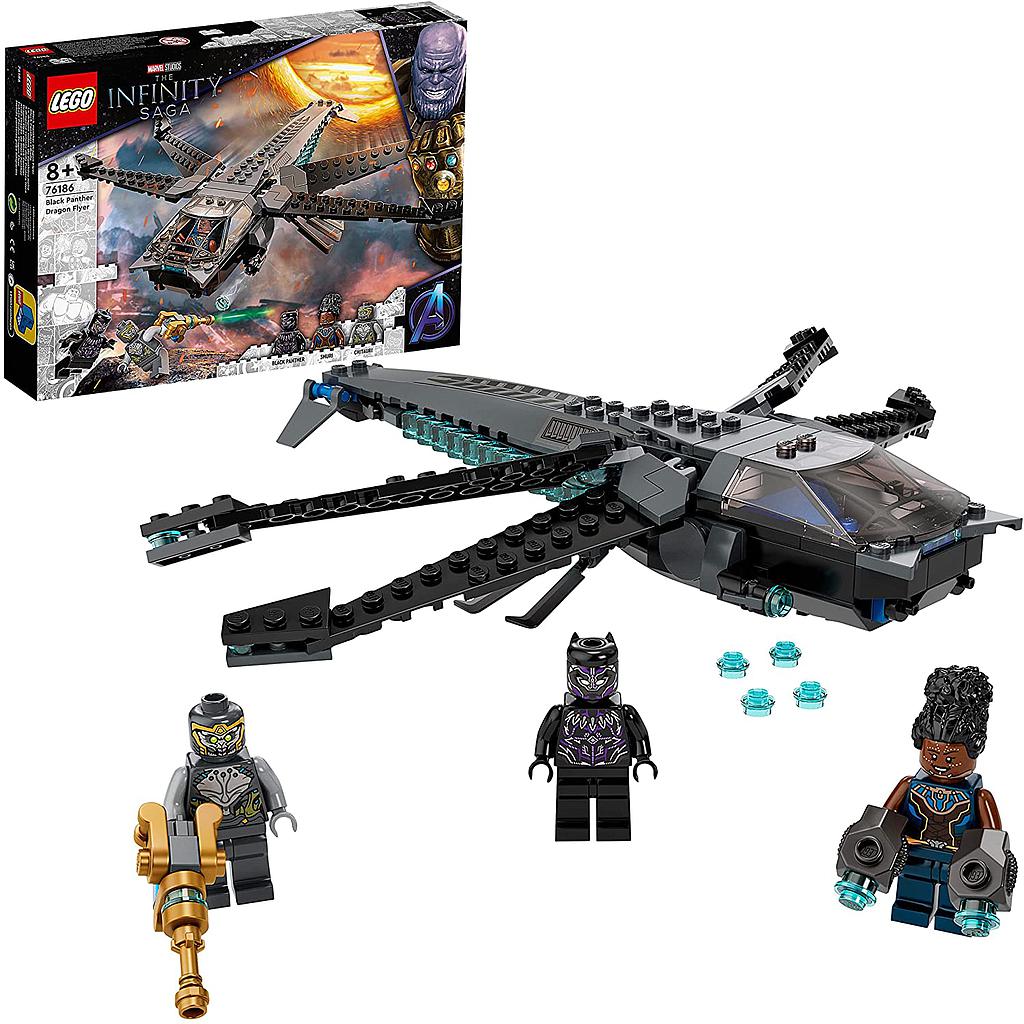 [438513] LEGO Super Heroes  Il dragone volante di Black Panther 76186