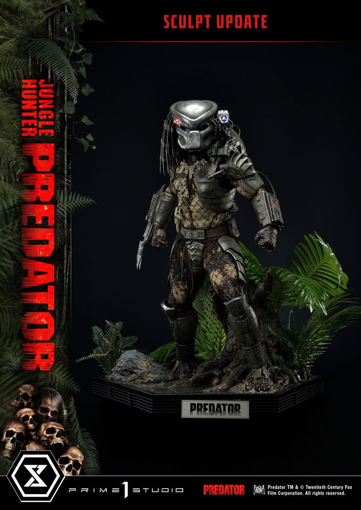 [439122] PRIME 1 Predator Museum Masterline Statue 1/3 Jungle Hunter Predator 90 cm