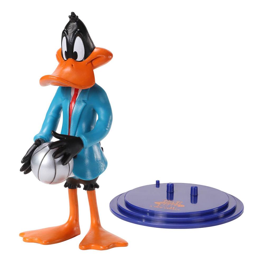 [439172] NOBLE COLLECTION Duffy Duck Space Jam 2 Bendyfigs 19 Cm Figure Pieghevole