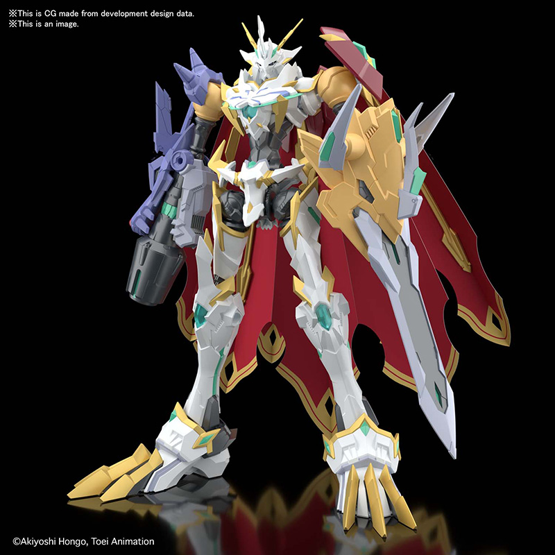[439590] BANDAI Amplified Omegamon Xantibody Digimon Figure Rise 15 Cm Model Kit