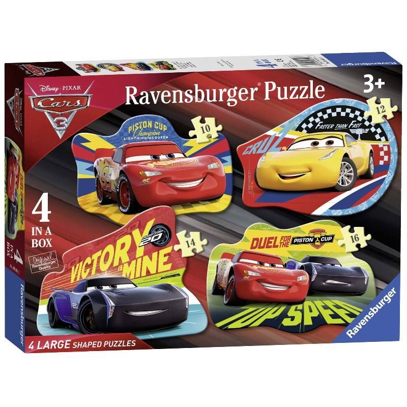 [439688] Ravensburger 06891 - Puzzle Gigante Da Pavimento 24 Pz - Cars 3 - 4 Puzzle Sagomati