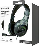 [440858] BigBen - WIRED STEREO HEADSET - CAMOUFLAGE 