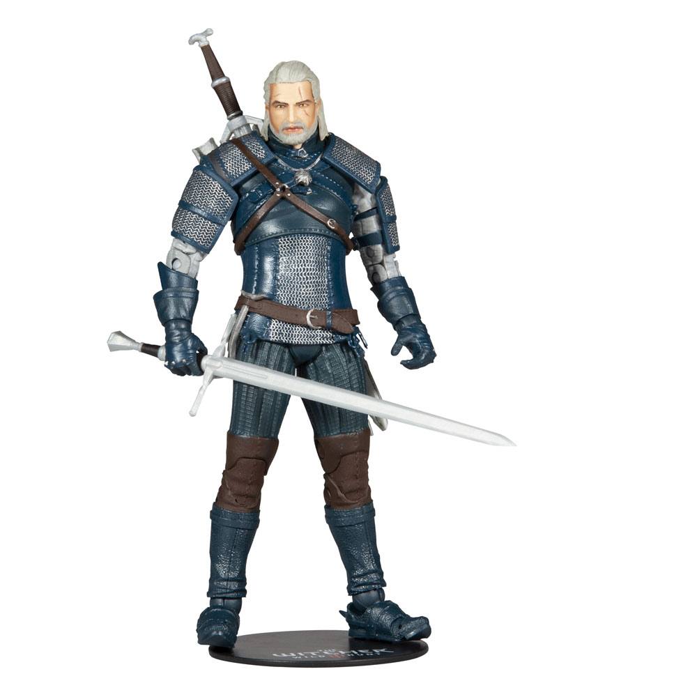 [440906] The Witcher Action Figure Geralt di Rivia Viper Armor Teal Dye 18 Cm McFARLANE