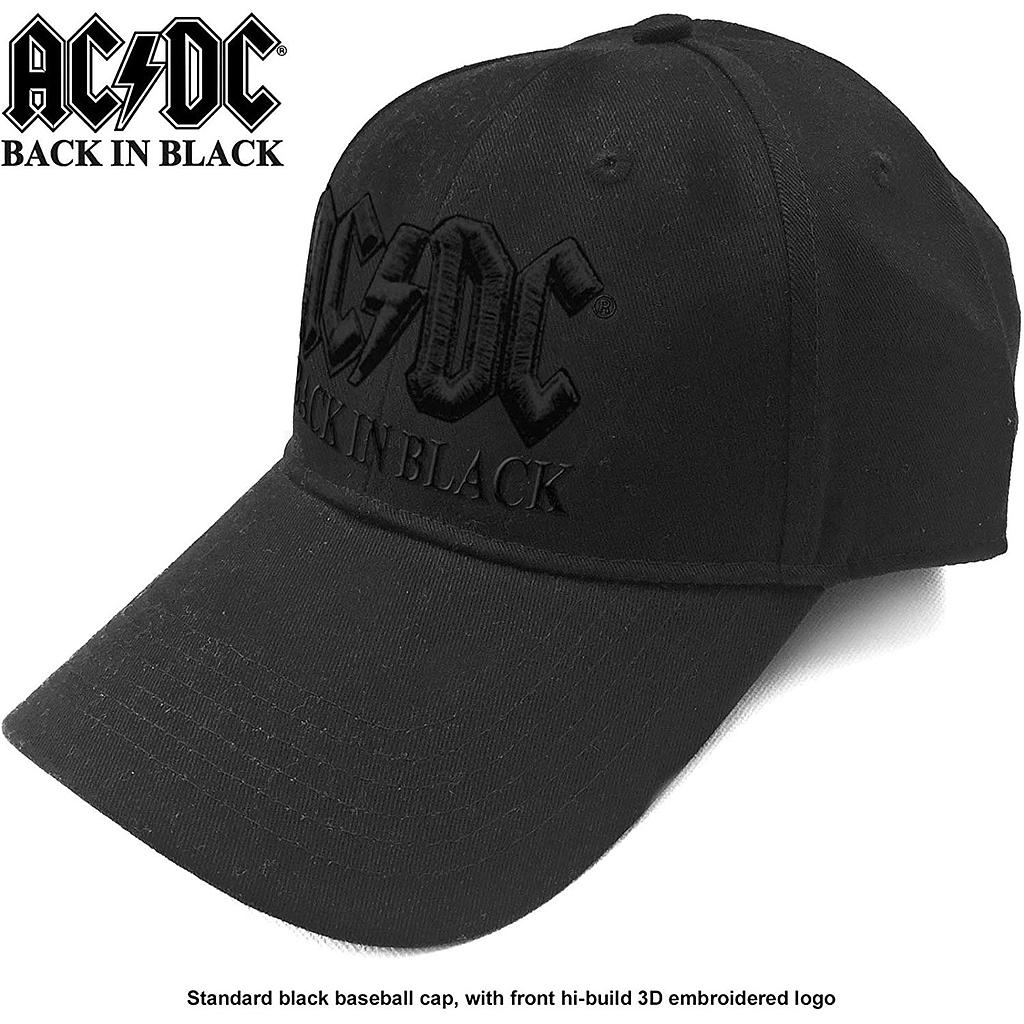 [441575] Ac/Dc Cappellino Back In Black