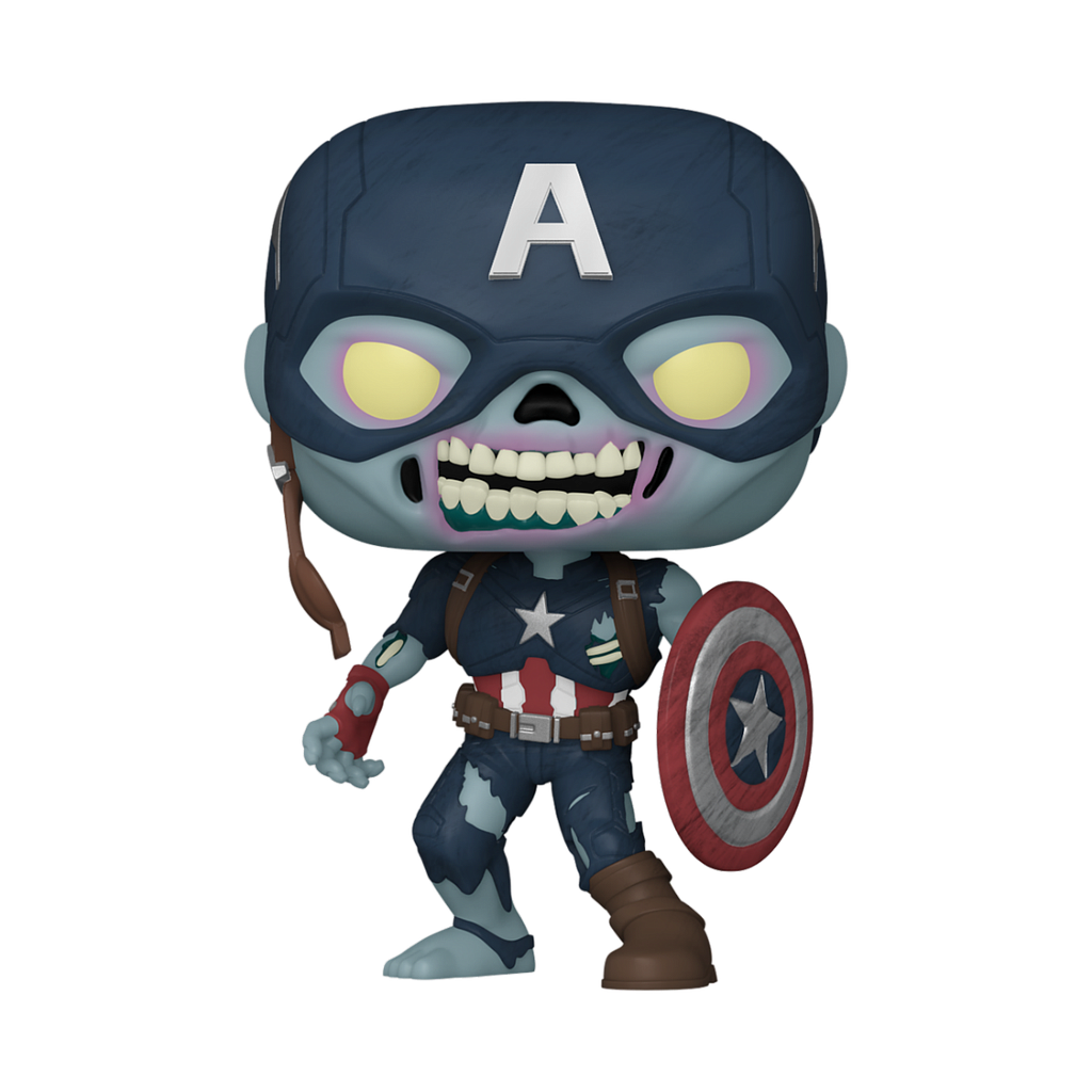 [441997] FUNKO POP Zombie Captain America Marvel What If POP Vinyl Figure 9 cm