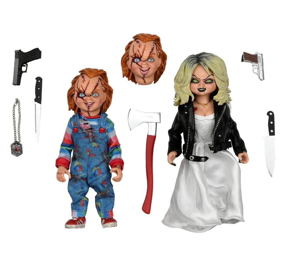 [442011] Bride of Chucky Action Figure Chucky &amp; Tiffany 14 Cm NECA