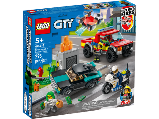 LEGO City Soccorso antincendio e inseguimento della polizia 60319