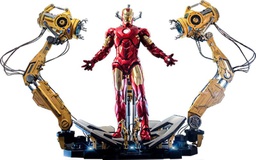 [0471353] Iron Man 2 Action Figure Iron Man Mark IV with Suit Up Gantry 49 Cm HOT TOYS