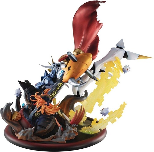 [AFVA1280] Digimon Adventure - Omegamon vs Diabolomon (34 cm)